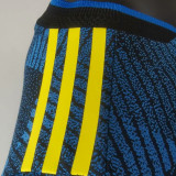 2021/22 M Utd Third Blue Player Version Soccer Jersey
