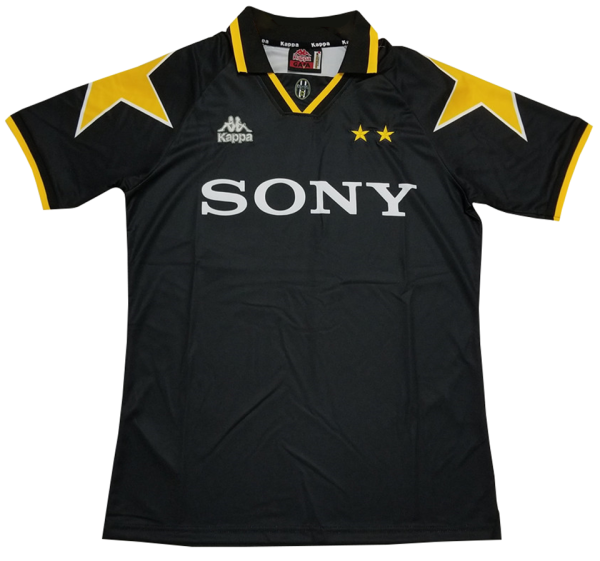 1995/96 JUV Away Black Retro Soccer Jersey