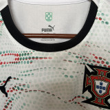 2025/26 Portugal Away White Fans Soccer Jersey