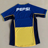 2002 Boca Home Retro Soccer Jersey