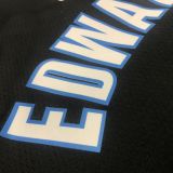2018 Timberwolves EDWARDS # 1 Black Retro NBA Jerseys Hot Pressed