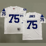 JONES #75 Men's Los Angeles Rams Retro NFL Jersey 公羊