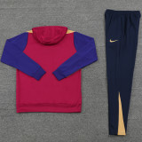 2025 BA Red Hoody Zipper Jacket Tracksuit