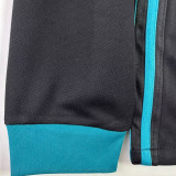 2017/18 RM Away Black Retro Long Sleeve Soccer Jersey
