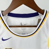 Lakers AYTON #5 White NBA Jersey