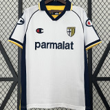 2003/04 Parma Away White Retro Soccer Jersey