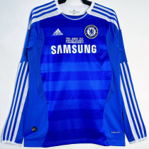 2011/12 CFC Home UCL Final Version Retro Long Sleeve Retro Soccer Jersey