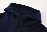 2025 NK~ Blue Hoody Zipper Jacket