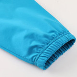 2026/27 Spain Baby Blue Hoody Thickened Fluff Zipper Jacket Tracksuit