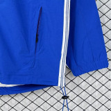 1998 Brazil Away Blue Retro Windbreaker