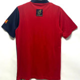 1996 Spain Home Red Retro Soccer Jersey