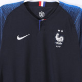2018 France Home Retro Soccer Jersey