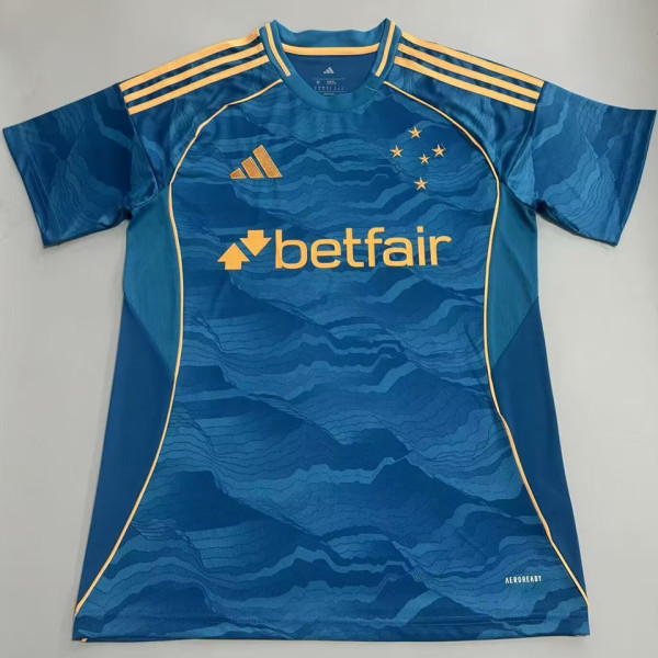2025/26 Cruzeiro Third Blue Fans Soccer Jersey