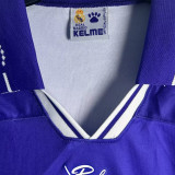 1994/96 RM Blue Away Retro Long Sleeve Soccer Jersey