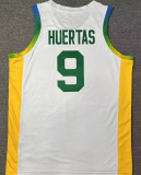 2024 Brazil Team HUERTAS #9 White Jersey