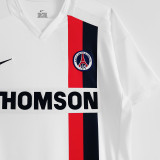 2002/2003 PSG Away White Retro Soccer Jersey