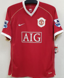 RONALDO #7 M Utd Home Retro Jersey 2006/07  (Have Patch 带双臂章 FA Premier League Font 英超字体 ) ★★