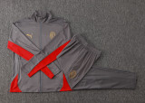 2025/26 AC  Grey Jacket Tracksuit