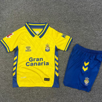 2025/26 Las Palmas Home Yellow Kids Soccer Jersey