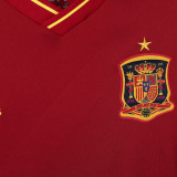 2012 Spain Home Red Retro Soccer Jersey