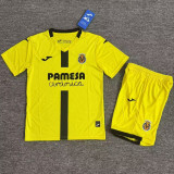 2025/26 Villarreal Home Yellow Kids Soccer Jersey