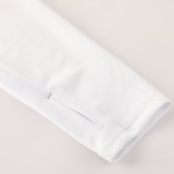 2026 AD White Sweater Tracksuit