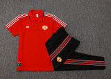 2025/26 M Utd Red POLO Sweater Tracksuit