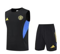 2025/26 M Utd Black Vest Training Jersey(A Set)