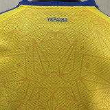 2026/27 Ukraine Home Yellow Player Version Soccer Jersey