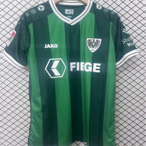 2025/26 Preuben Munster Home Green Fans Soccer Jersey 德乙 普鲁士明斯特