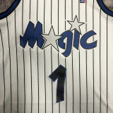 1993-94 Magic HARDAWAY #1 White Retro NBA Jerseys 热压