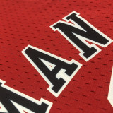 Bulls RODMAN #91 Retro Red NBA Girl Jersey