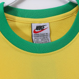 2000 Brazil Home Yellow Retro Soccer Jersey
