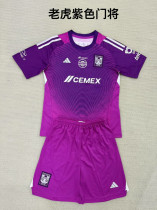 2025/26 Tigres GK Purple Kids Soccer Jersey