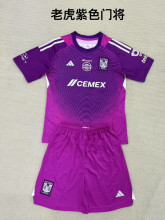 2025/26 Tigres GK Purple Kids Soccer Jersey
