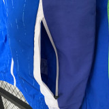 2024 Italy Blue White Reversible Windbreaker 双面