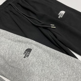 2025 TNF Black Pure Cotton Sports Trousers Zipper style