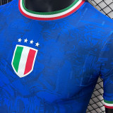 2025 Italy Blue Player Version Soccer Jersey