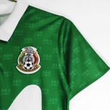 1995 Mexico Home Green Retro Soccer Jersey