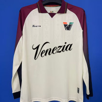 2025/26 Venezia FC Away White Long Sleeve Soccer Jersey 带胸前广告 Venezia