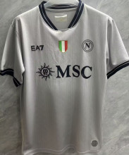 2025/26 Napoli Goalkeeper Fans Soccer Jersey 银色守门员