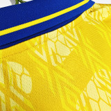 1994 Colombia Home Yellow Retro Soccer Jersey