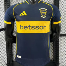2025/26 Boca 120th Anniversary Edition Player Version Soccer Jersey 不印 右臂和后幅广告
