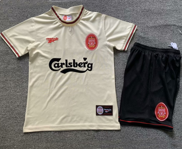 1996/97 LFC Away Retro Kids Soccer Jersey