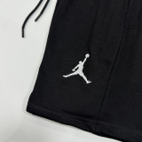 2025 Jordan Black Pure Cotton Fabric Casual Short Pants M17