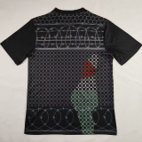 2024 Palestine Black Retro Style  Fans Soccer Jersey