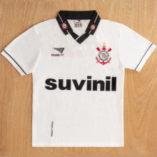 1995/1996 Corinthians Home White Retro Jersey