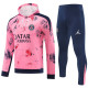 2025 PSG Pink Hoody Zipper Jacket Tracksuit