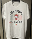 2025/26 Portugal CHAMPIONS White Pure Cotton Jersey