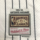 1993-94 Magic HARDAWAY #1 White Retro NBA Jerseys 热压